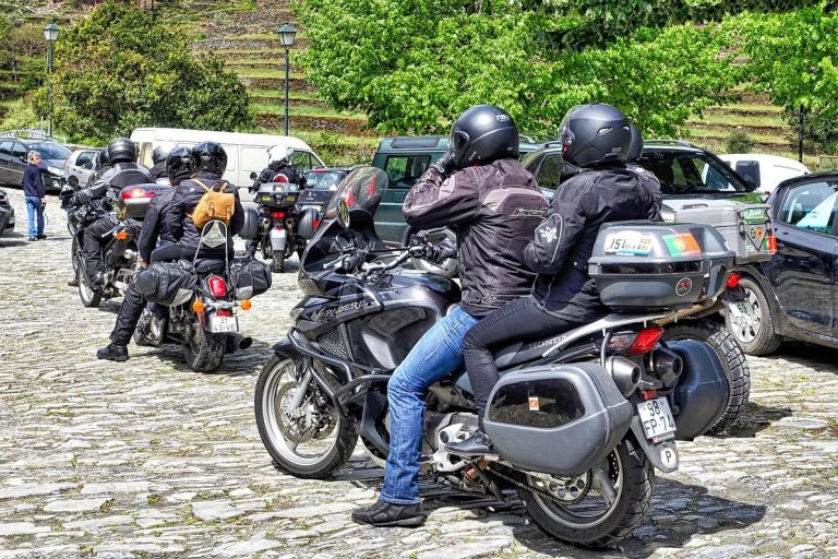 mannen op motoren