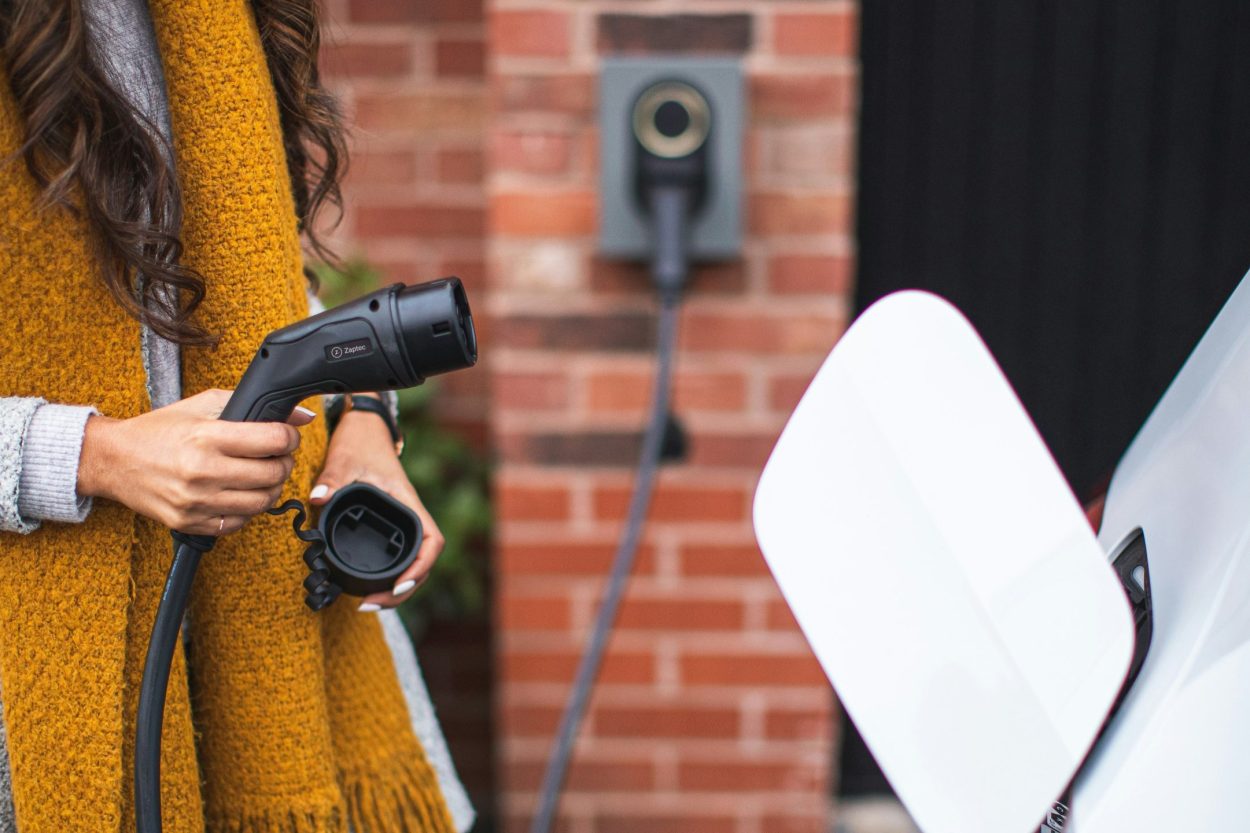 Een elektrische lesauto