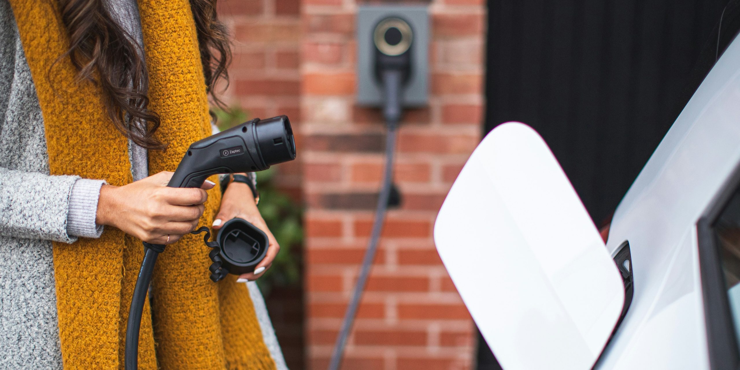 Een elektrische lesauto