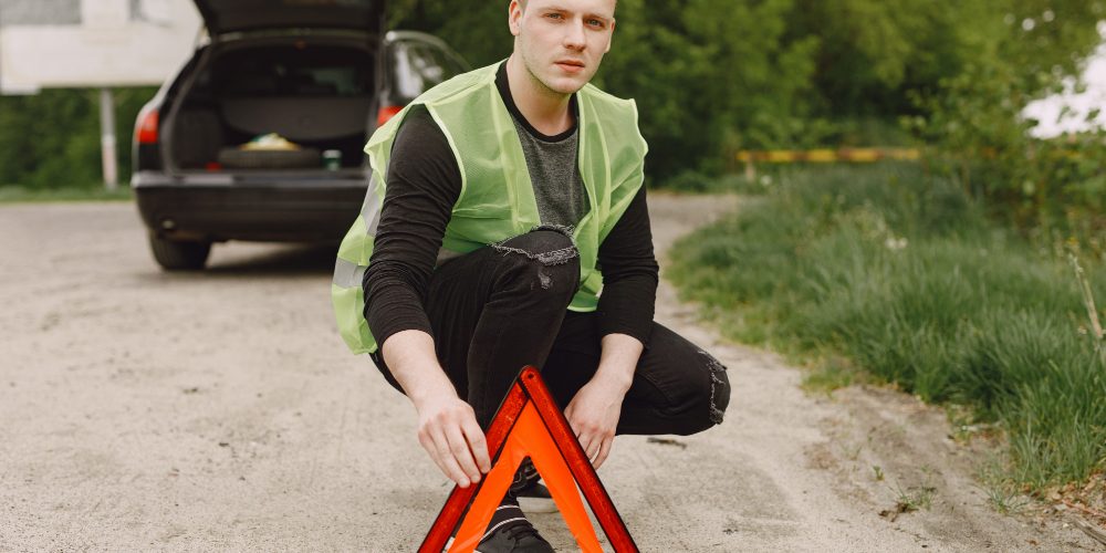 werken op de weg